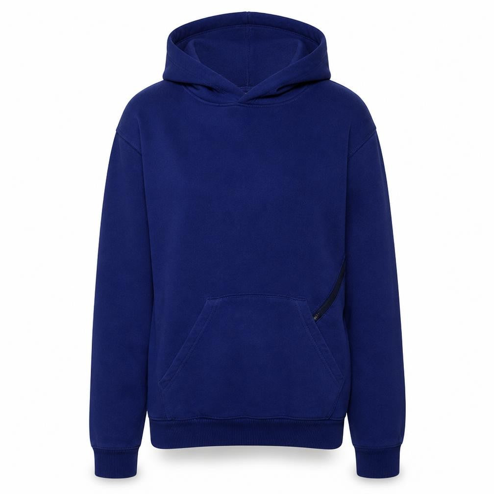 Le Coq Sportif Women Blue Pullover Hoodie Size S Cotton Blend