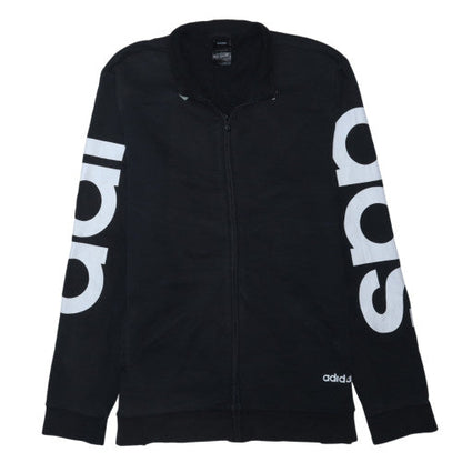 Adidas Men's Black XL Track Jacket Full Zip Sportswear