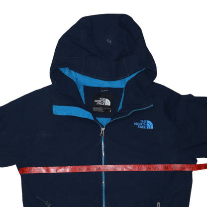 The North Face Men's Blue Softshell Hooded Jacket Size S