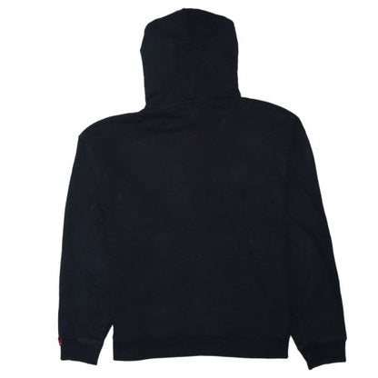 Levi's Men's Black Relaxed Pullover Hoodie L Fleece Logo