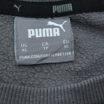 Puma Men's Grey Crew Neck Pullover Sweatshirt XS