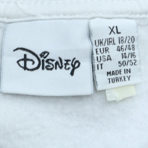 Disney x Primark Womens White Mickey Mouse Sketch Sweatshirt XL 18/20