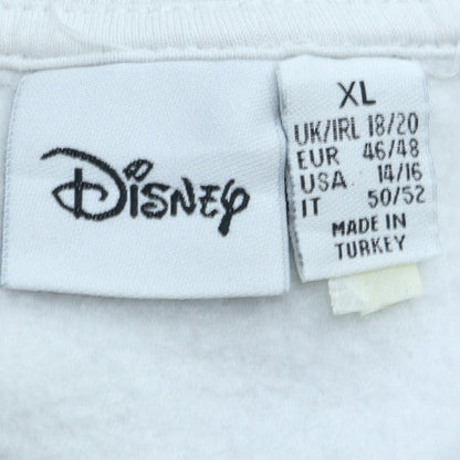Disney x Primark Womens White Mickey Mouse Sketch Sweatshirt XL 18/20