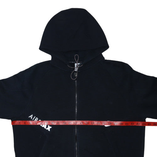 Nike Men’s Black Full Zip Hoodie Size L Sports Fleece Jumper
