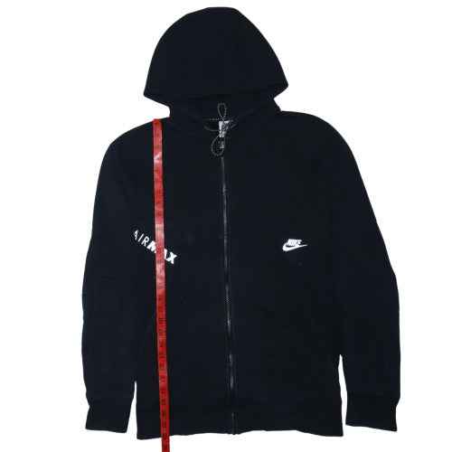 Nike Men’s Black Full Zip Hoodie Size L Sports Fleece Jumper