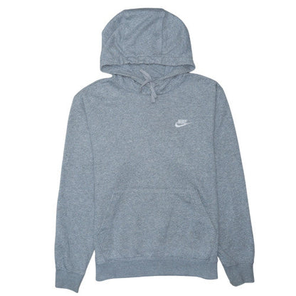 Nike Men's Grey Pullover Hoodie Small Fleece Regular Fit