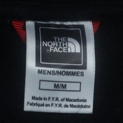 The North Face Mens Black Full Zip Hoodie Size M Cotton Fleece