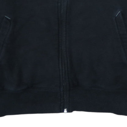 The North Face Mens Black Full Zip Hoodie Size M Cotton Fleece