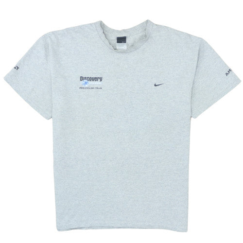 Nike Men's Grey Discovery Channel Pro Cycling Team T-Shirt XL