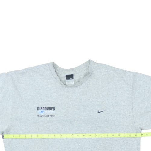 Nike Men's Grey Discovery Channel Pro Cycling Team T-Shirt XL