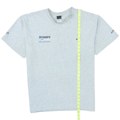 Nike Men's Grey Discovery Channel Pro Cycling Team T-Shirt XL