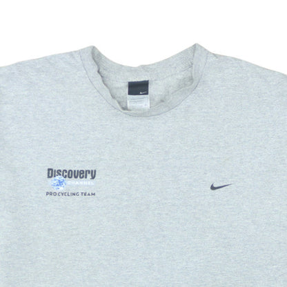 Nike Men's Grey Discovery Channel Pro Cycling Team T-Shirt XL