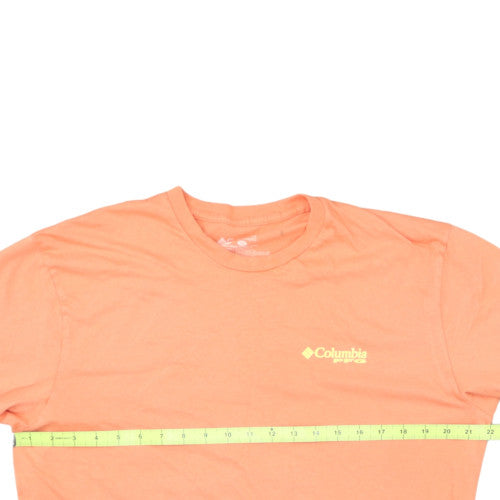 Mens UK Size XL Columbia Orange  T-Shirt