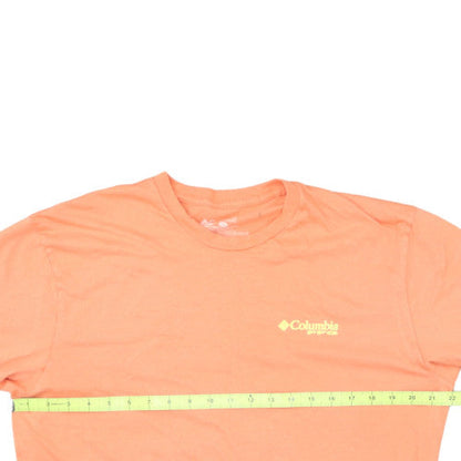 Mens UK Size XL Columbia Orange  T-Shirt