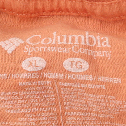 Mens UK Size XL Columbia Orange  T-Shirt