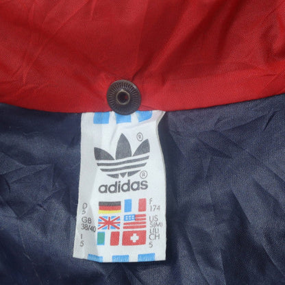 Adidas Men's Blue Retro Hooded Windbreaker Jacket Size S 38in
