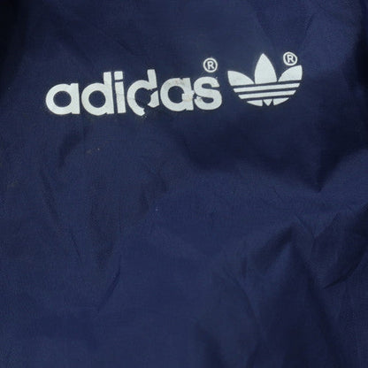 Adidas Men's Blue Retro Hooded Windbreaker Jacket Size S 38in