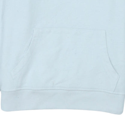 Tommy Jeans Men's White Pullover Hoodie M Logo Fleece Sweatshirt