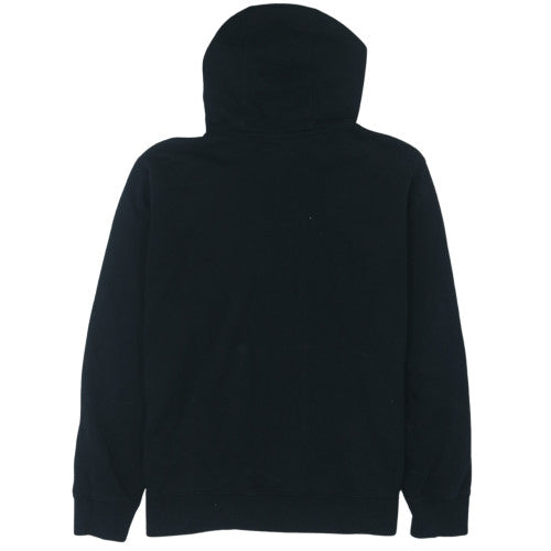Nike Men's Black Full Zip Hoodie L Regular Logo Fleece