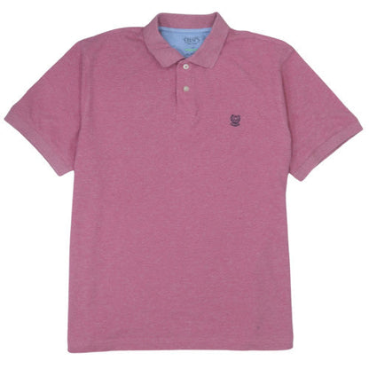 Chaps Men's Pink XL Polo Shirt Cotton Blend Classic Fit