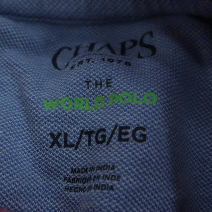 Chaps Men's Pink XL Polo Shirt Cotton Blend Classic Fit
