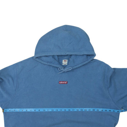 Levi's Men's Blue 2XL Pullover Relaxed Hoodie with Logo