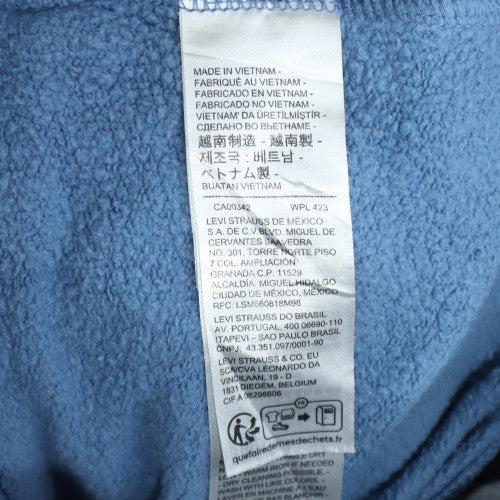 Levi's Men's Blue 2XL Pullover Relaxed Hoodie with Logo