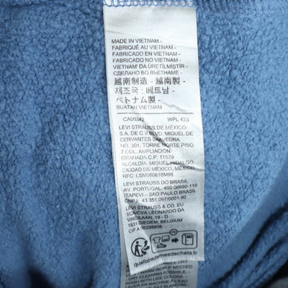 Levi's Men's Blue 2XL Pullover Relaxed Hoodie with Logo