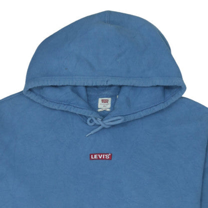 Levi's Men's Blue 2XL Pullover Relaxed Hoodie with Logo