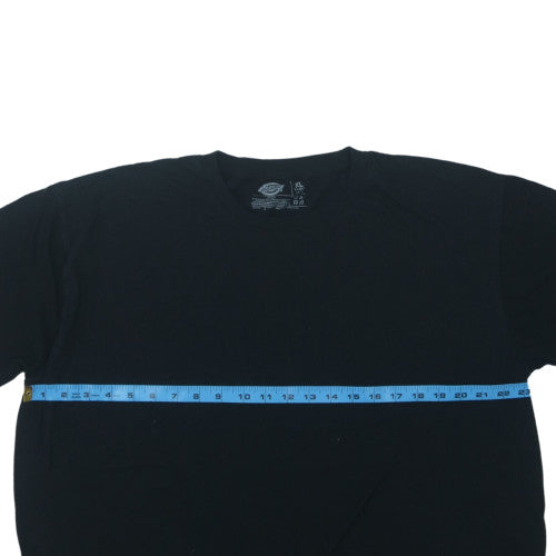 Dickies Unisex Adults Black XL Basic Crew Neck Cotton T-Shirt