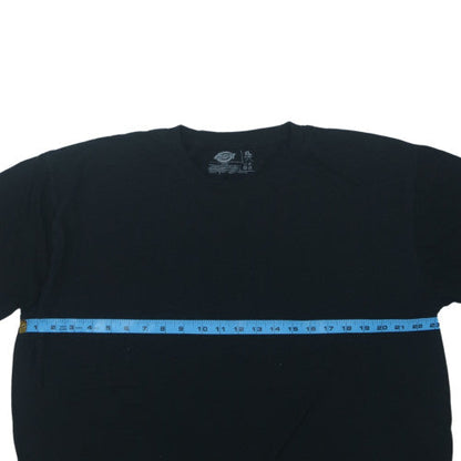 Dickies Unisex Adults Black XL Basic Crew Neck Cotton T-Shirt
