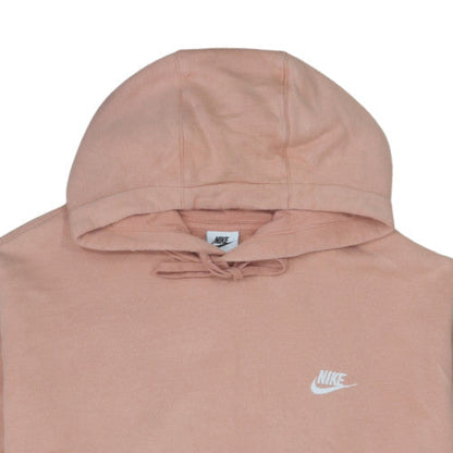 Nike Womens Pink Pullover Hoodie XX-Large Cotton Blend Casual