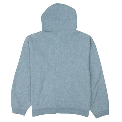 GAP Mens Grey Pullover Hoodie L Logo Design Cotton Blend