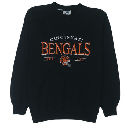 Lee Sport Mens Black Cincinnati Bengals Pullover Sweatshirt L