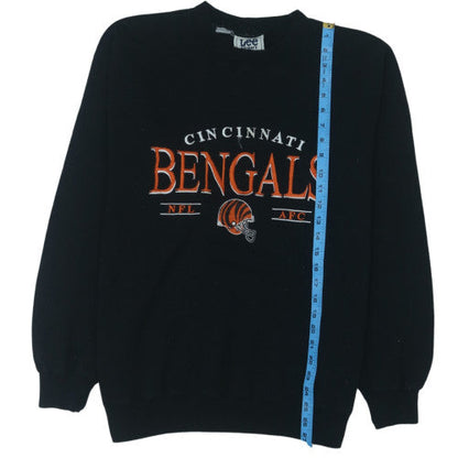 Lee Sport Mens Black Cincinnati Bengals Pullover Sweatshirt L