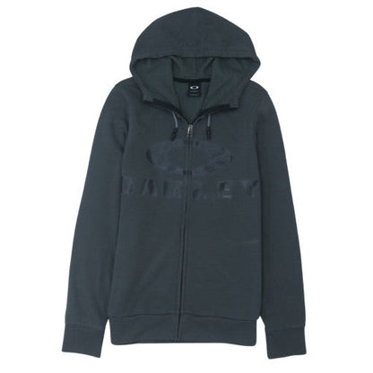 Oakley Men's Black Full Zip Hoodie M Athletic Fit Logo Fleece