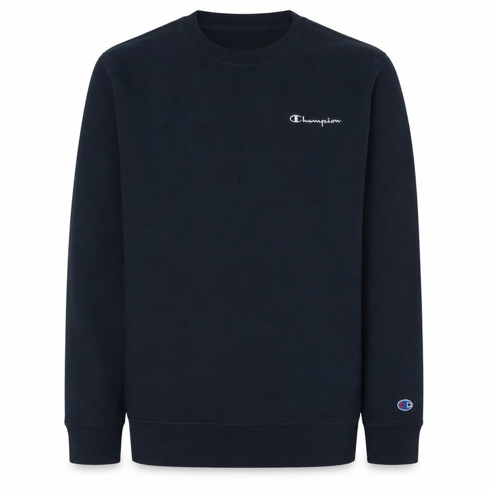 Champion Men's Blue Crew Neck Pullover Sweatshirt M Regular Fit