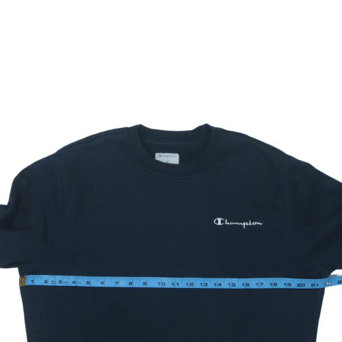 Champion Men's Blue Crew Neck Pullover Sweatshirt M Regular Fit