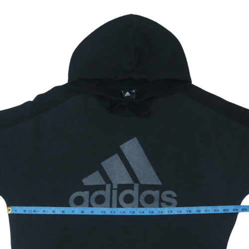 Adidas Men's Black XL Pullover Hoodie Fleece Logo Sportswear