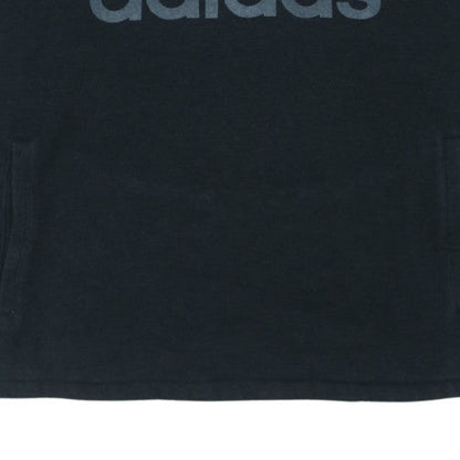 Adidas Men's Black XL Pullover Hoodie Fleece Logo Sportswear