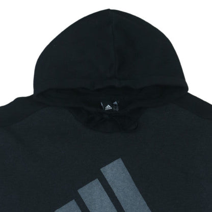 Adidas Men's Black XL Pullover Hoodie Fleece Logo Sportswear