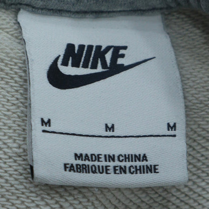 Nike Men's Grey Cotton Crew Neck Sweatshirt M Classic Fit