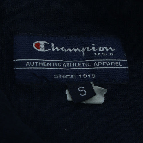 Champion Men's Grey Small Pullover Hoodie with Logo