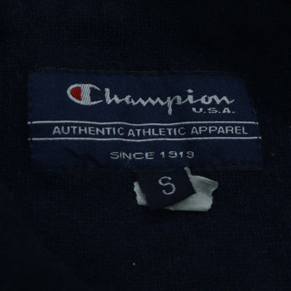 Champion Men's Grey Small Pullover Hoodie with Logo