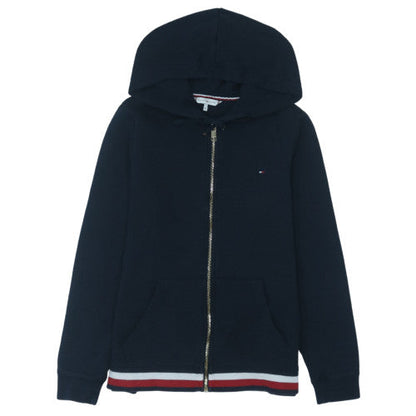 Tommy Hilfiger Men's Blue Full Zip Hoodie XL Classic Knit