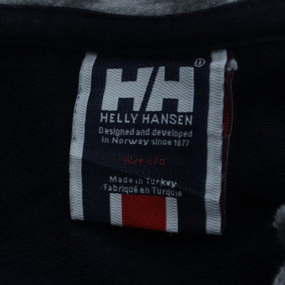 Helly Hansen Men's Blue Pullover Hoodie L Logo Graphic Cotton