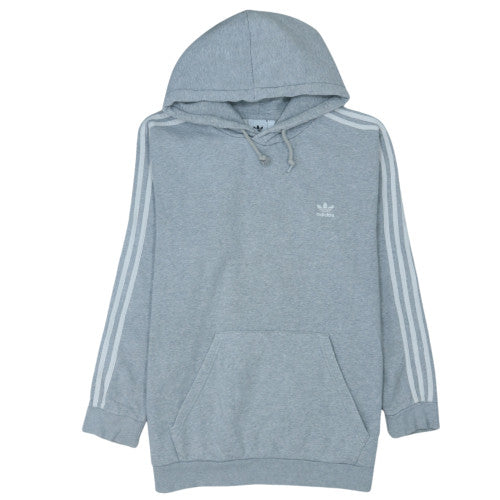 Adidas Men's Grey XL Pullover Hoodie Fleece Sweatshirt