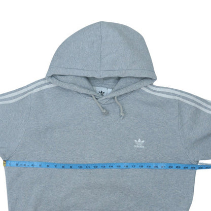 Adidas Men's Grey XL Pullover Hoodie Fleece Sweatshirt