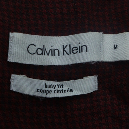 Calvin Klein Men's Brown Slim Fit Cotton Corduroy Shirt M