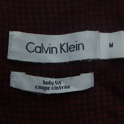 Calvin Klein Men's Brown Slim Fit Cotton Corduroy Shirt M